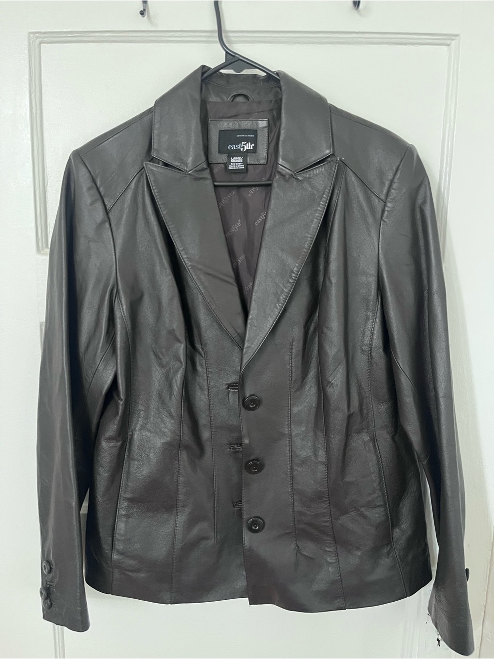 East 5th Brown Leather Jacket